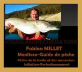 Fabien MILLET moniteur-guide de p�che. initiation-perfectionnement p�che de la truite et carnassiers